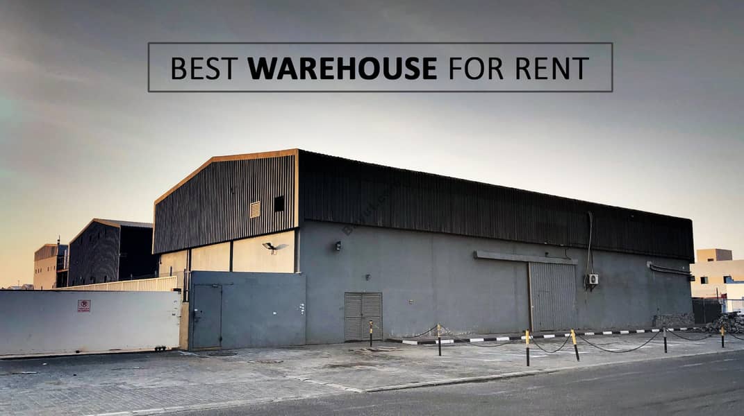 Warehouse with 640 kva electricity and very good height.