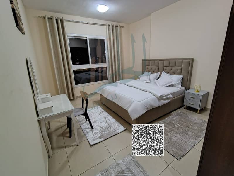 One-Bedroom Furnished Apartment for Monthly Rent – Ajman Brand New – First Tenant