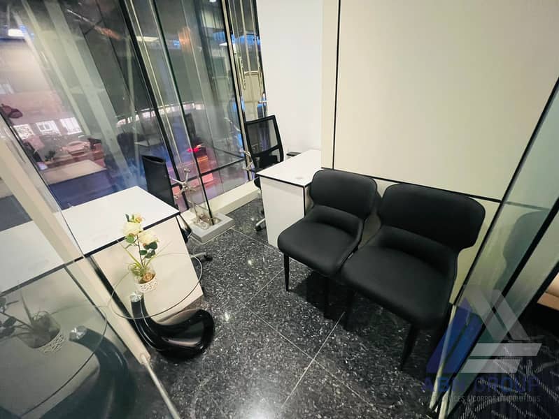 Premium Spacious Office for Rent | Karama/Oud Mehta | Fully Furnished With View - Image 1