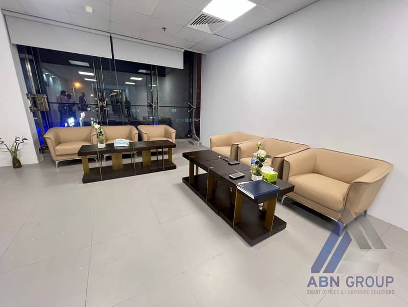 Premium Spacious Office for Rent | Karama/Oud Mehta | Fully Furnished With View - Image 10