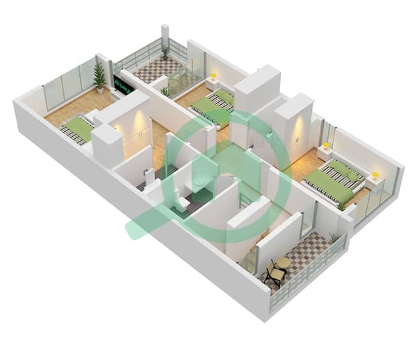 Type Cedar A (MI) Unit 4 Plex Cedar-Th-04 First Floor Type Cedar A (MI) Unit 4 Plex Cedar-Th-04 First Floor