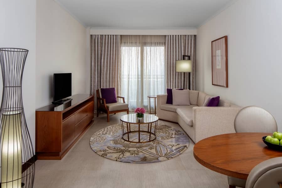 位于迪拉区，赛义德港，迪拜普尔曼河市中心酒店式公寓 1 卧室的酒店式公寓 125000 AED - 4167315