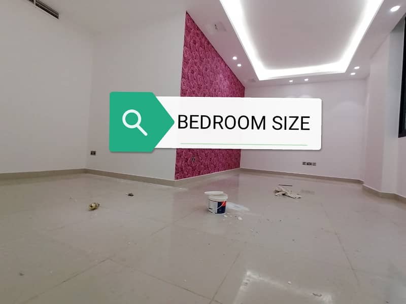 Outstanding Huge 01 Bed, Hall, Balcony, Central AC in High Rise Tower at Al Wahda Area for 45k Only