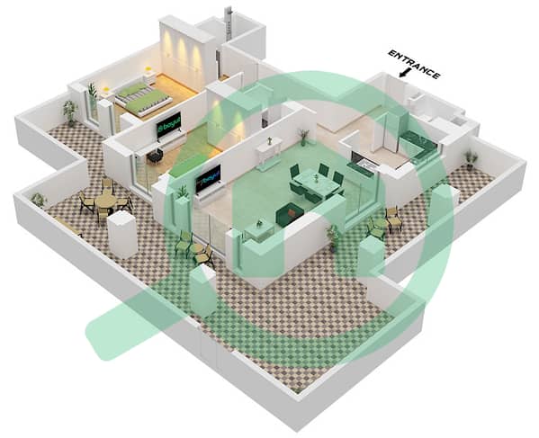 Type B1 Unit 3 Floor 2 Type B1 Unit 3 Floor 2