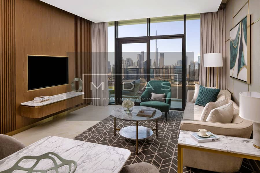 Modern I Prime Location I Burj + Canal Views