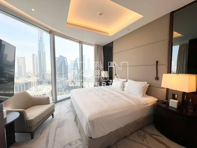 Bright Layout | Burj + Fountain Views | 5 Star Amenities