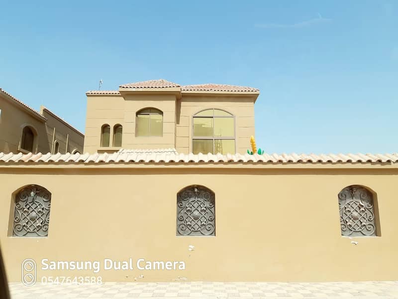 Villa for sale in Ajman Al Rawdha two floors with electricity, water and brushes