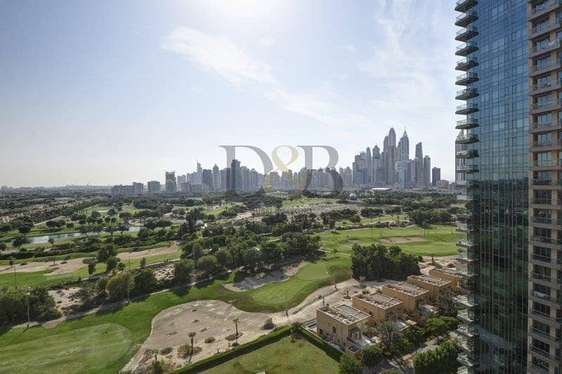 Outstanding 2 BR | Full Emirates Golf Course Views