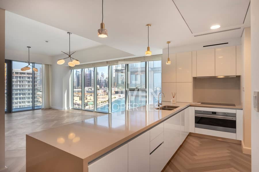 Corner Unit | Full Canal and Burj Khalifa View - Image 6