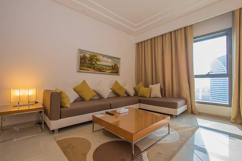 位于芭莎综合社区（Tecom），迪拜豪景园公寓式酒店 1 卧室的酒店式公寓 8300 AED - 4340360