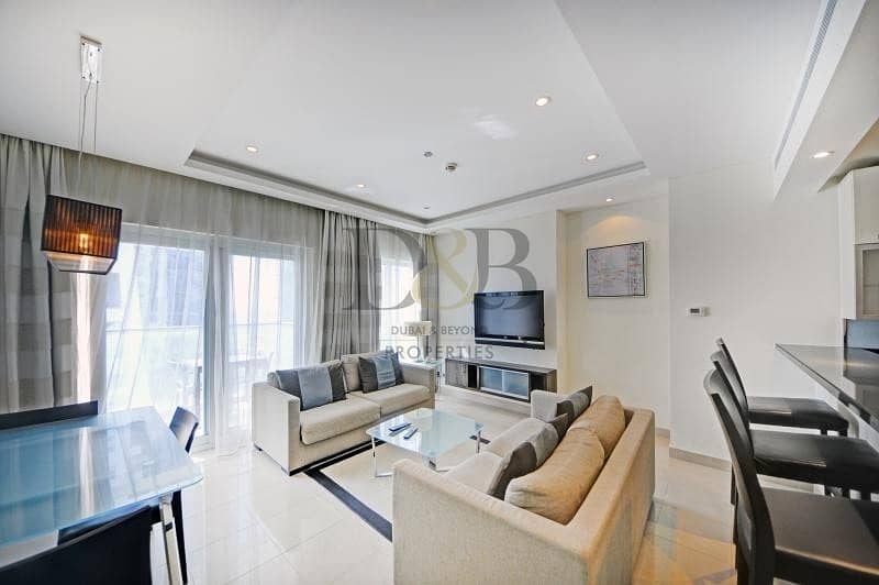 Full Jumeirah Island View | Fully Furnished 1 BR