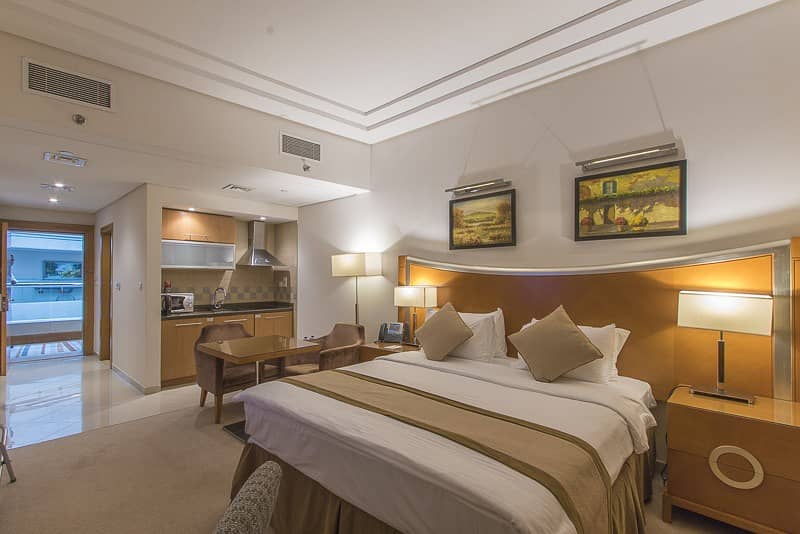 位于芭莎综合社区（Tecom），迪拜豪景园公寓式酒店 的酒店式公寓 63000 AED - 4340376