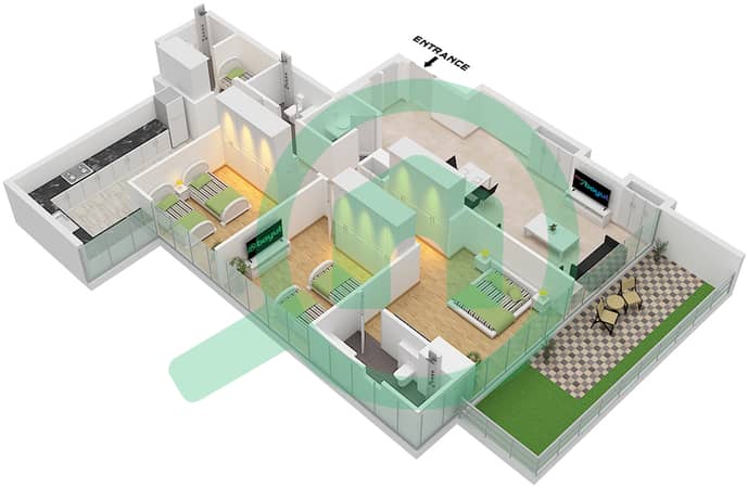 Unit 1 Floor 7,13,19