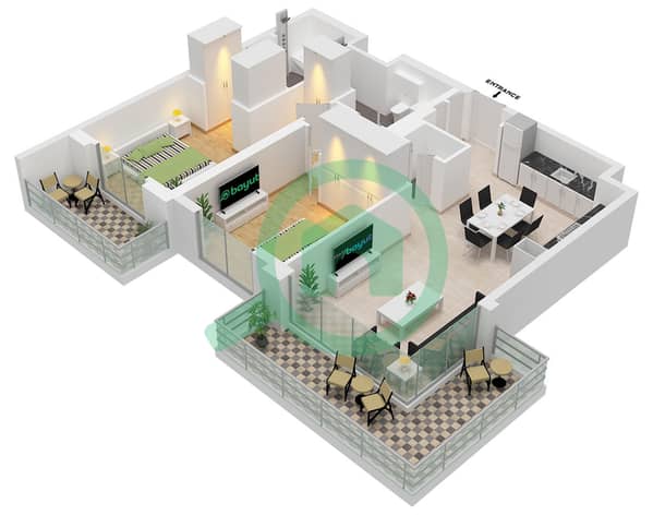 Type 1 Unit 2 Floor 2-9
Unit 4 Floor Podium
Unit 6 Floor 1-6 Type 1 Unit 2 Floor 2-9
Unit 4 Floor Podium
Unit 6 Floor 1-6