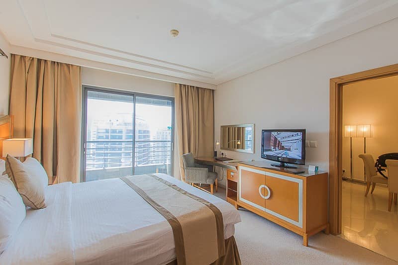 位于芭莎综合社区（Tecom），迪拜豪景园公寓式酒店 1 卧室的酒店式公寓 8300 AED - 4340525