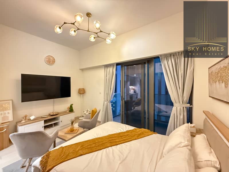 Hot offer Huge Size Brand New Studio Apartment Available Fully Furnished Full Burj View Rent 65k