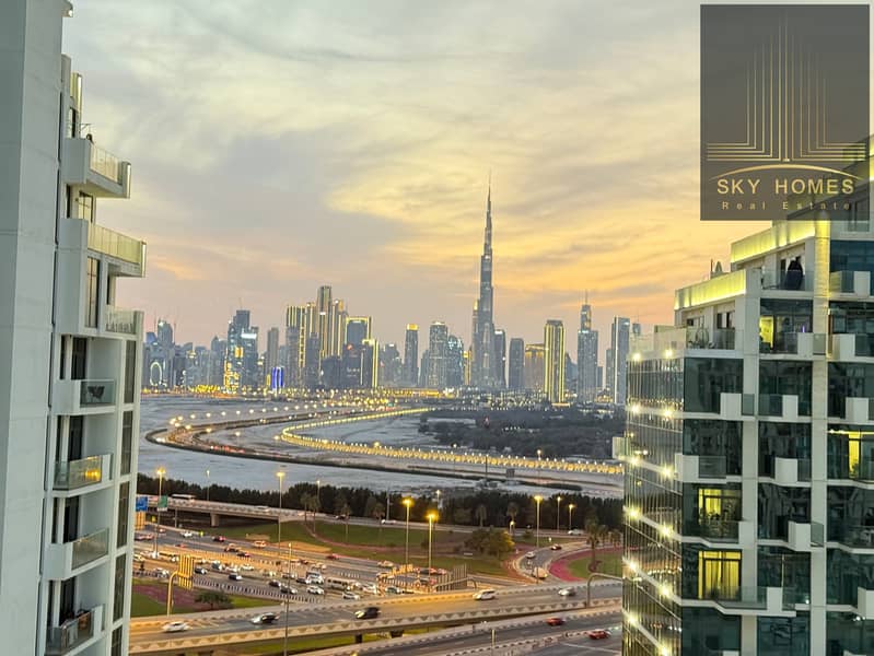 Hot offer Huge Size Brand New Studio Apartment Available Fully Furnished Full Burj View Rent 65k