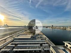 شقة بغرفة نوم واحدة غير مفروشة | إطلالة على البحر