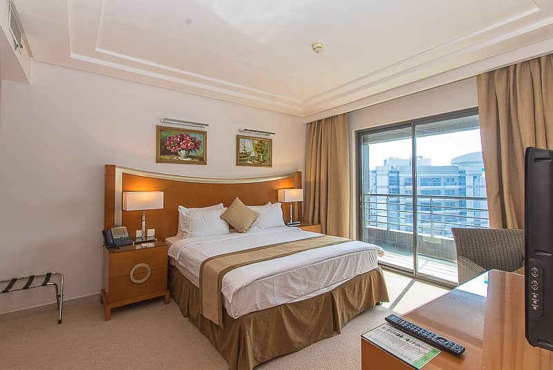 位于芭莎综合社区（Tecom），迪拜豪景园公寓式酒店 2 卧室的酒店式公寓 10800 AED - 4340997