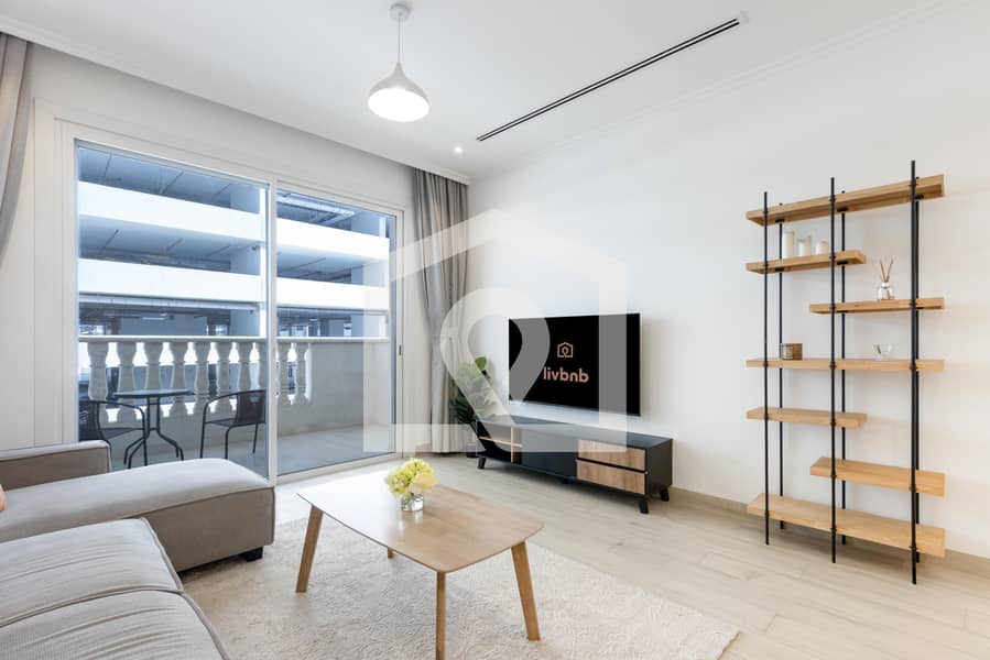 Stylish 1B with Spacious Balcony in JVC - Image 1