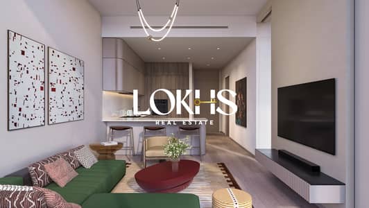 1 Camera Appartamento in Vendita a Motor City, Dubai - 702_1 BR Apartment_Living-Visual-2. jpg