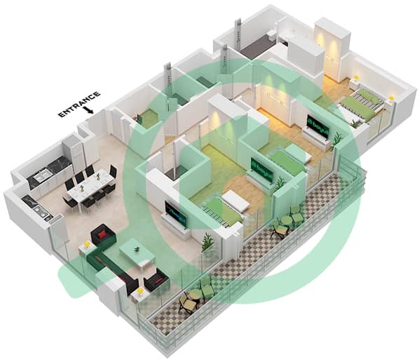 Type A Unit 05 Floor 02-17
