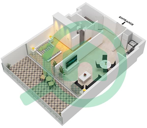 Type E Unit 3-4 Floor 27-36 Type E Unit 3-4 Floor 27-36