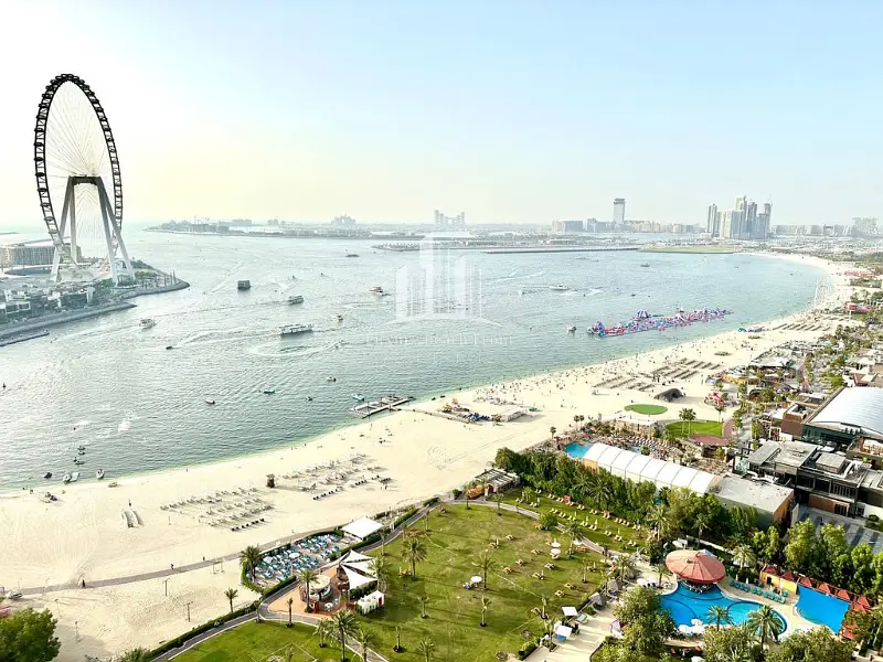 Upgraded | Ain and Palm View | Furnished in Jumeirah Beach Residence (JBR)
