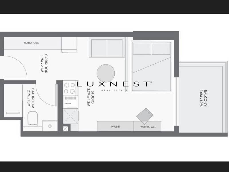 FURNISHED STUDIO IN DOWNTOWN JEBEL ALI - Image 11