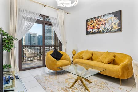 Appartement de 1 chambre à à louer à Downtown Dubai, Dubai - Living Room (5). jpeg
