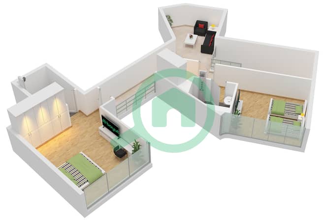 Type A Floor 23 Upper Type A Floor 23 Upper