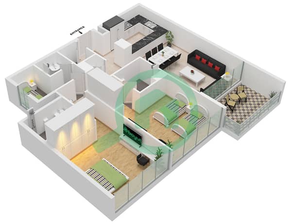 Type B Floor 2-21