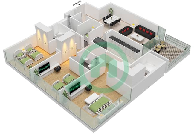 Type A Floor 22-28 Type A Floor 22-28