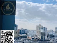 حصريا للبيع غرفه وصاله فاضيه ( مع باركن) بأبراج لؤلؤه عجمان