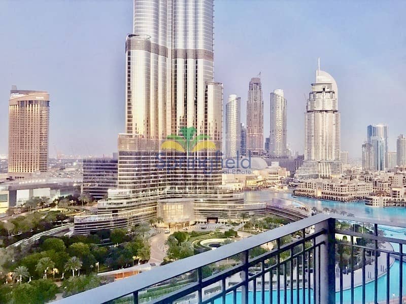 Burj and Fountain View | 3br on High Floor