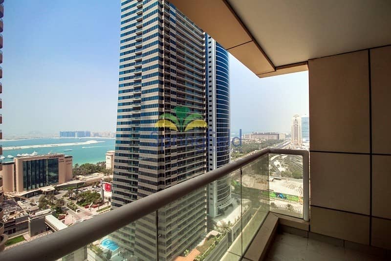 On High Floor with partial sea view |Unfurnished