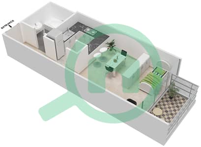 Oasis High Park -  Apartment Type C Floor plan