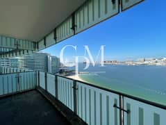 شقة 4 غرف رائعة ومطلة على البحر جاهزة للسكن