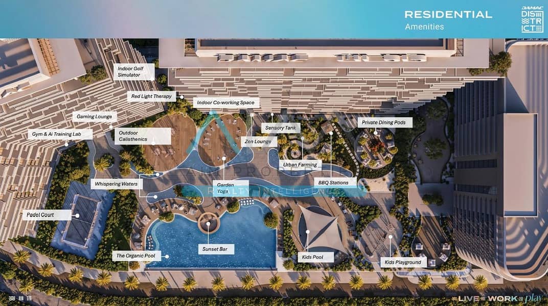 DAMAC DISTRICT HOT OFFER 4% DLD DISCOUNT BUYR 1BR/STUDY/STORE GOLF VIEW APARTMENT - Image 7