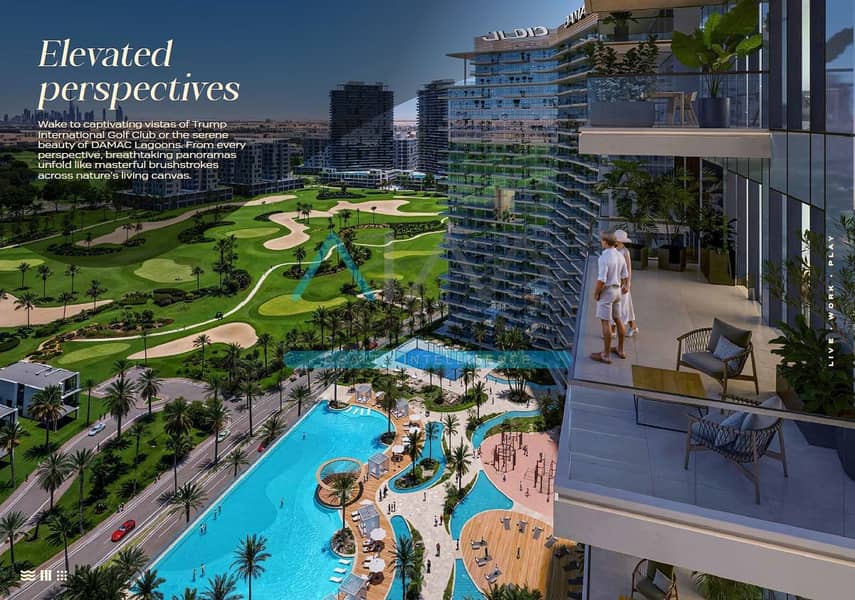 DAMAC DISTRICT HOT OFFER 4% DLD DISCOUNT BUYR 1BR/STUDY/STORE GOLF VIEW APARTMENT - Image 11