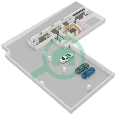 المخططات الطابقية لتصميم النموذج A2M فیلا 7 غرف نوم - دستركت ون ويست
