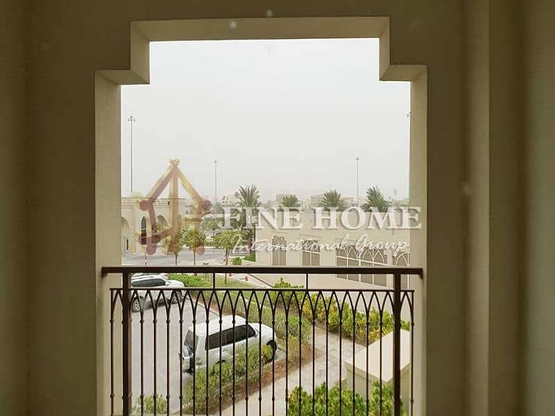 broad & superb 1BR AP in  Al Gurm Corniche 