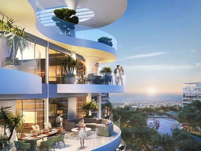 1 Bedroom Flat for Sale in DAMAC Lagoons, Dubai - Luxury | Water-Facing | 1 BR Apartment | Sale