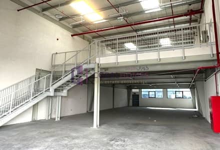 Warehouse for Rent in Jebel Ali, Dubai - G+M Warehouse At 8 Meters | 42 KW | Prime Loc Warehouse for Rent in Jebel Ali, Dubai - G+M Warehouse At 8 Meters | 42 KW | Prime Loc