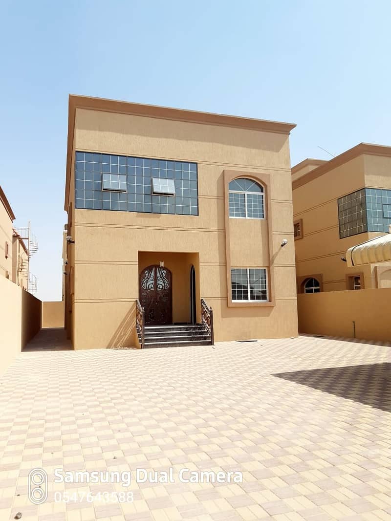 Own a villa for sale in Ajman Muwaihat freehold area for all nationalities and the right and succession