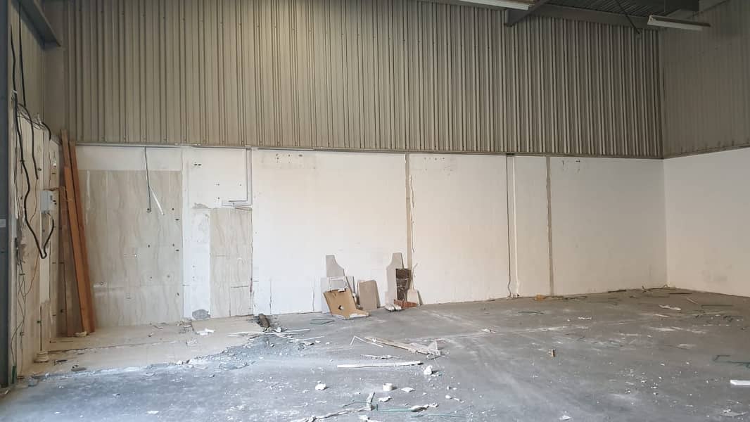 1,500 SqFt Warehouse ideal for commercial activities available in Industrial Area 3, Sharjah very close to Dubai