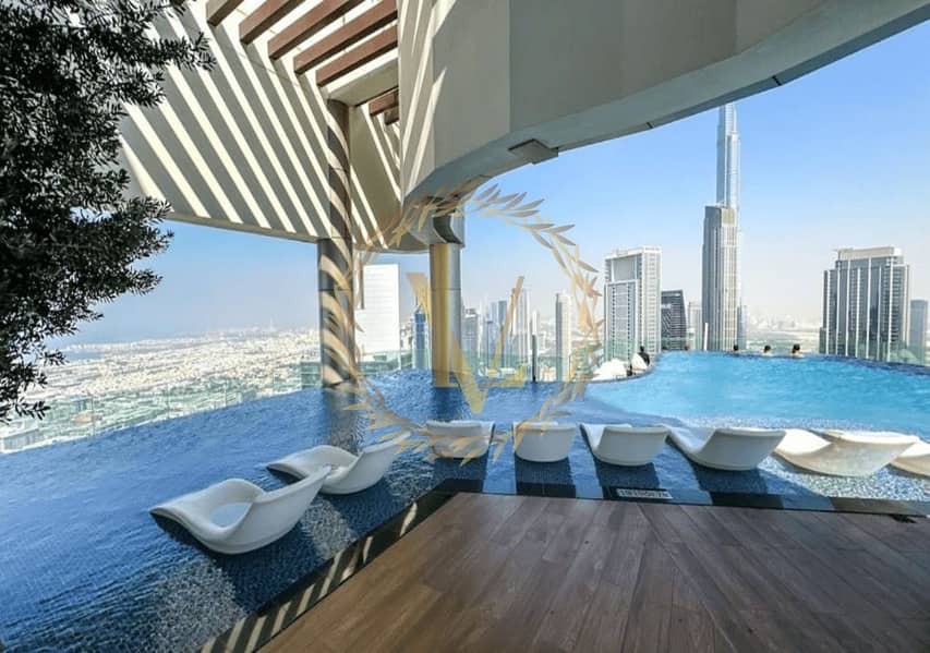 55th Floor Luxury Apartment with Burj View & Infinity Pool in Paramount Midtown Hotel - Image 18