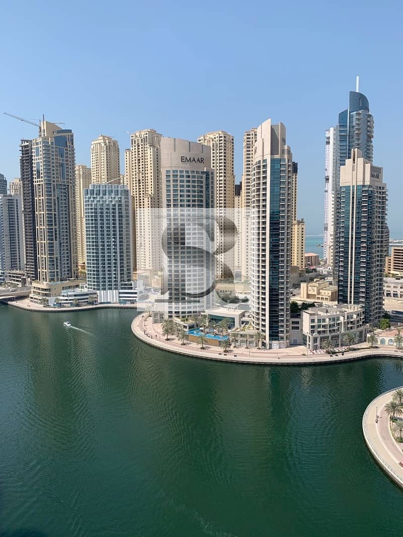 Amazing  3 BR + M | High Floor  | Full Marina View