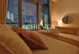 Direct Burj View | Premium Furnishings | Upgraded