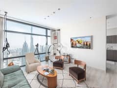 Converted Upgraded 3BR + Maid | Burj Khalifa View